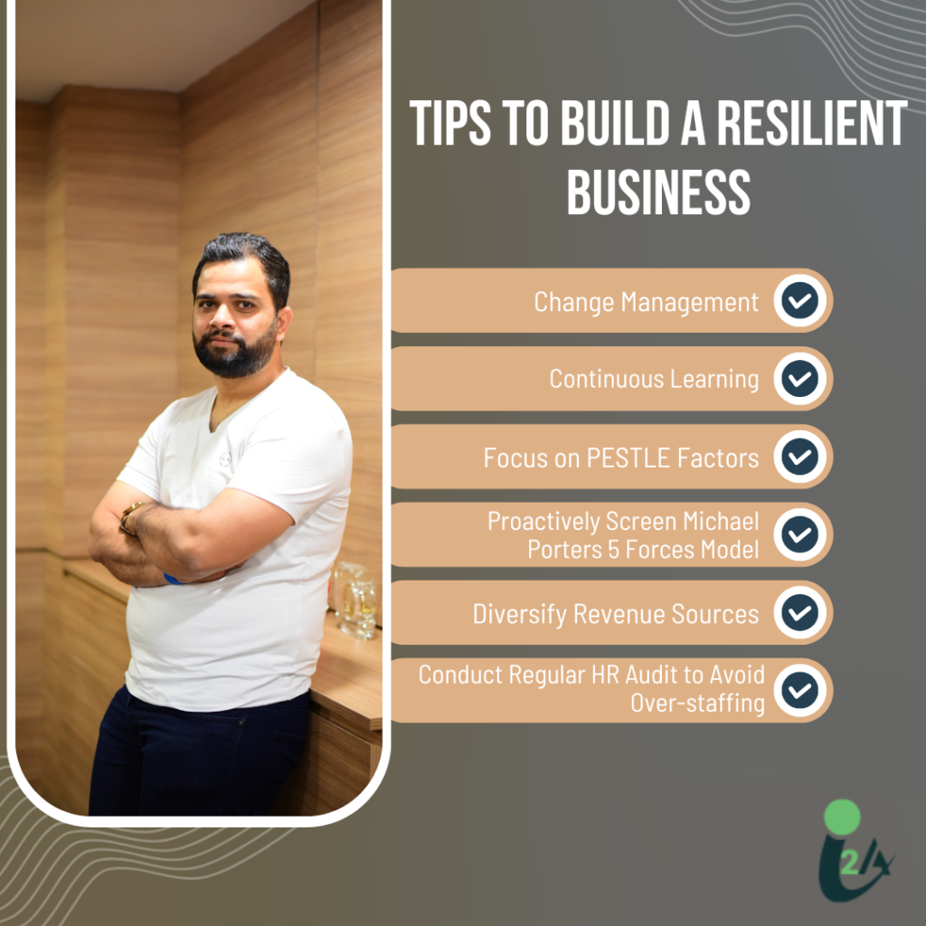 Tips to Build a Resilient Business by Amit Chauhan Founder and CEo of I2A Technologies